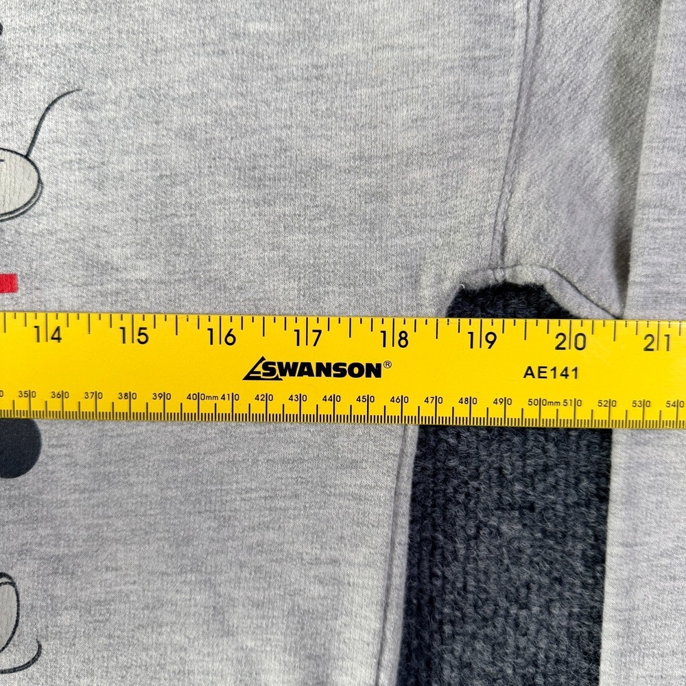 Disney Mickey Mouse The True Original Sweatshirt Womens‎ XS Heather Gray Graphic - Picture 5 of 8